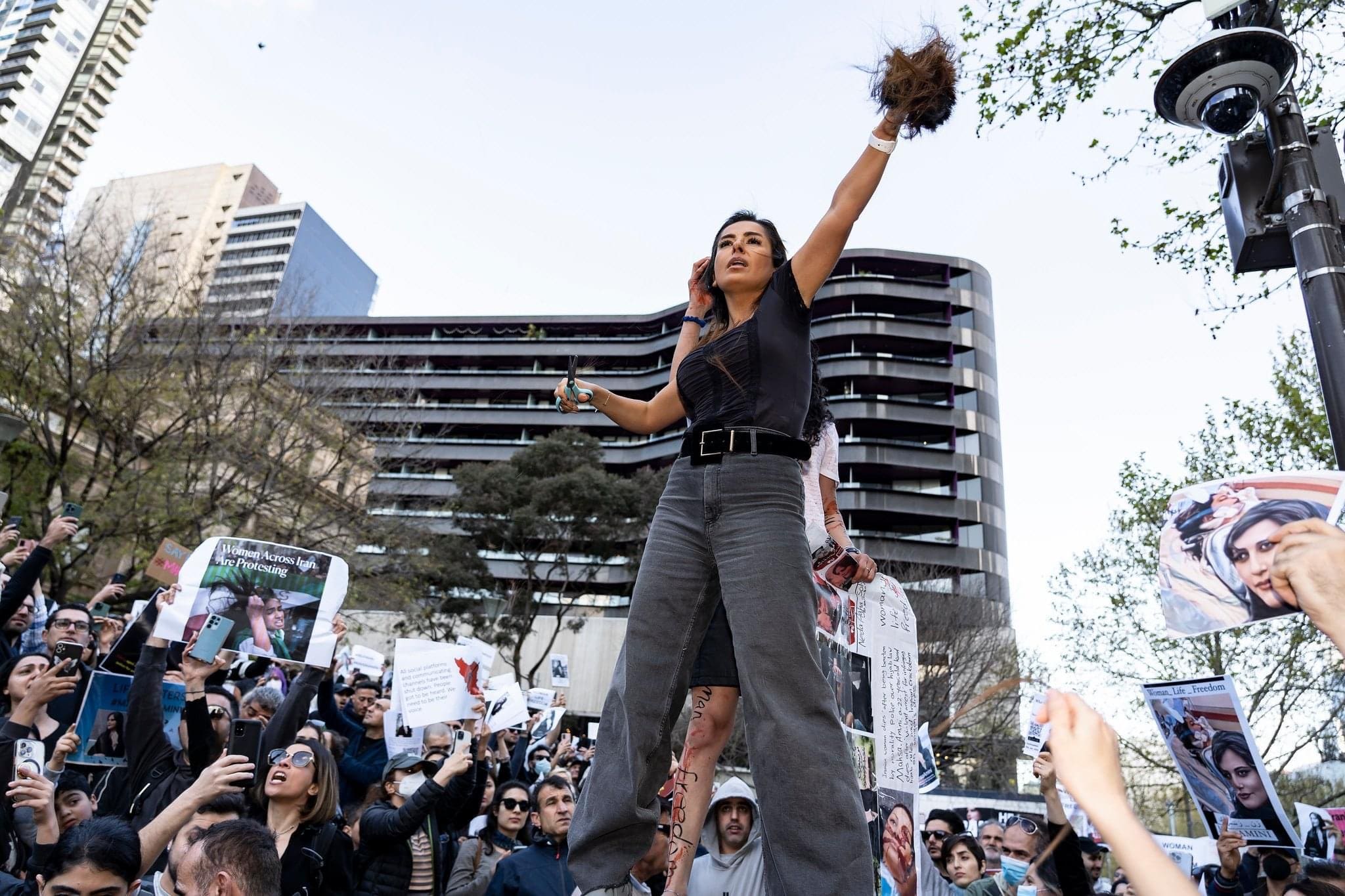 “Woman. Life. Freedom”. The winning photograph.