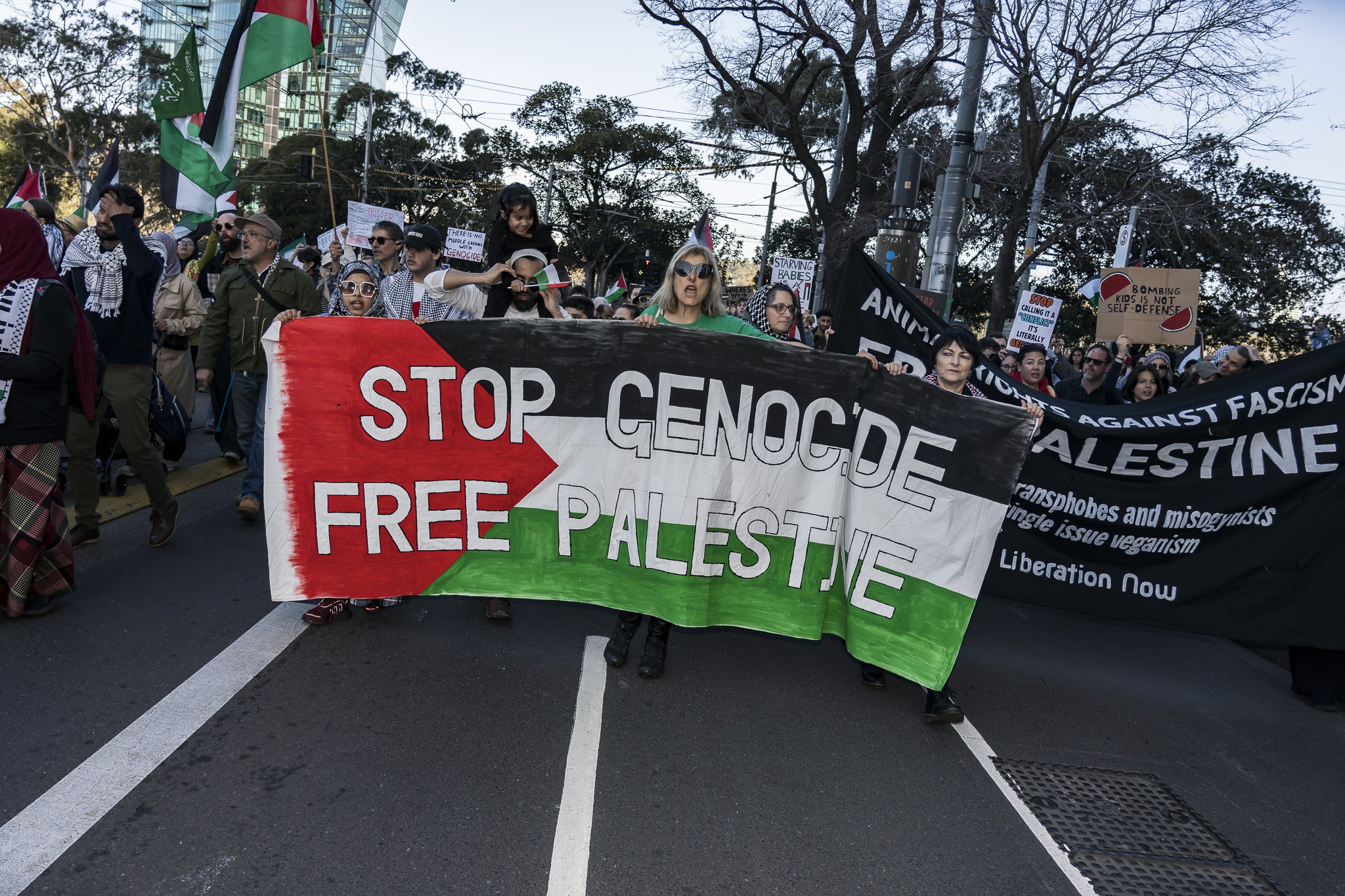 March for Palestine, 28 August 2025, Melbourne/Naarm.
